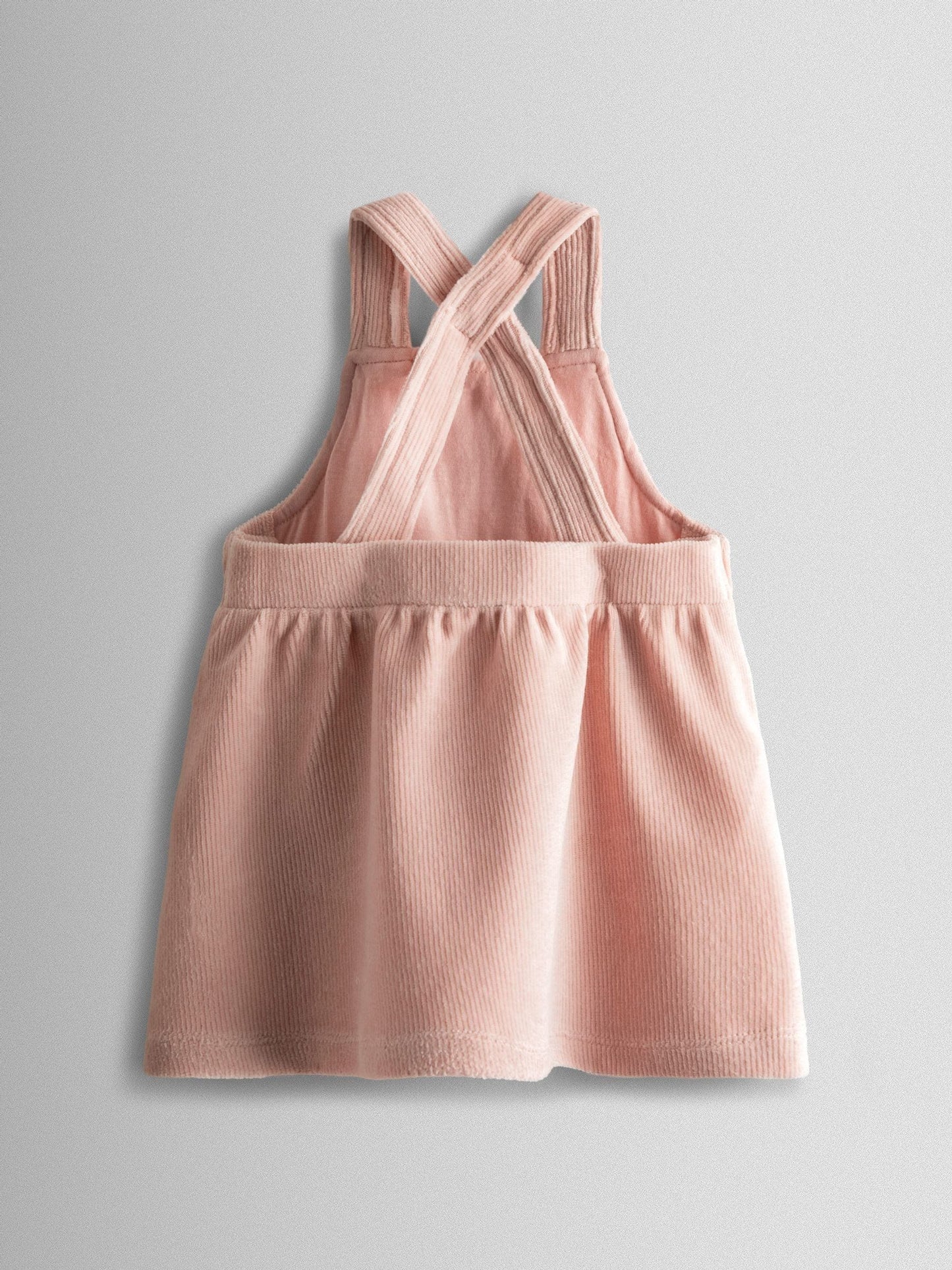 JoJo Maman Bébé Pale Pink Bunny Dungaree Dress & Body Set image 5