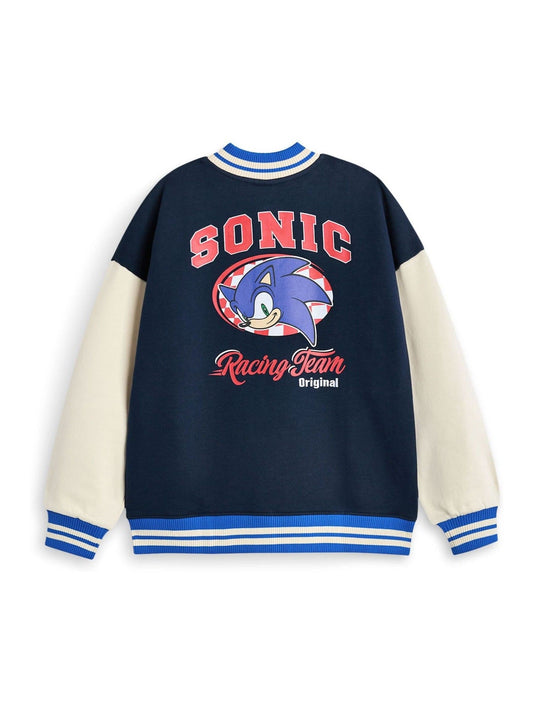 Dsiney Kidz - Vanilla Underground Blue Boys Sonic the Hedgehog Blue Bomber Jacket image 2