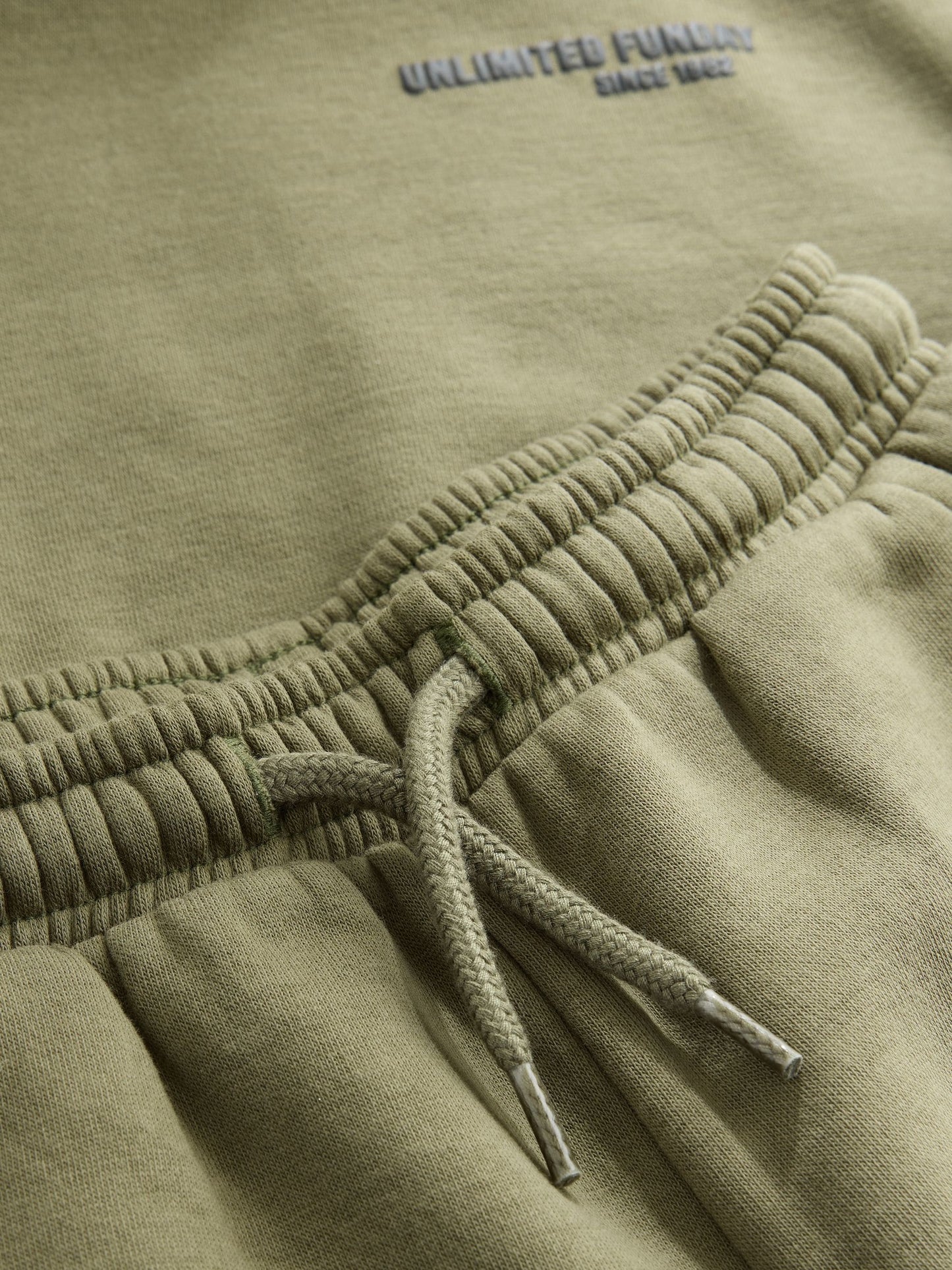 Khaki Green Slogan Hoodie and Joggers Set (3mths-7yrs)