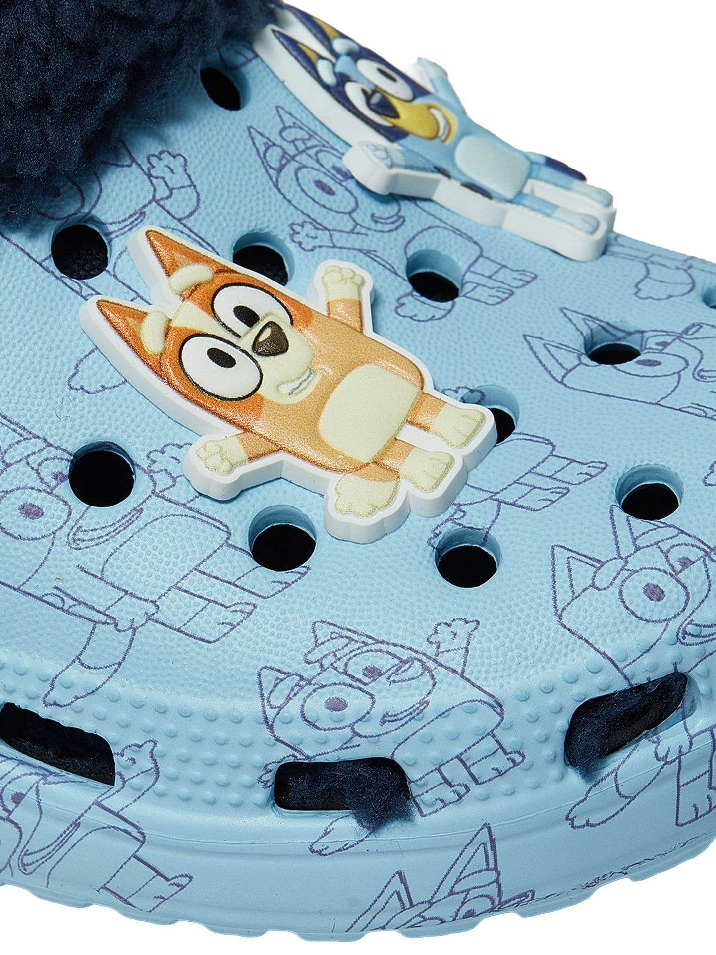 Character Blue Bluey And Bingo Fleece Lined Clogs image 5