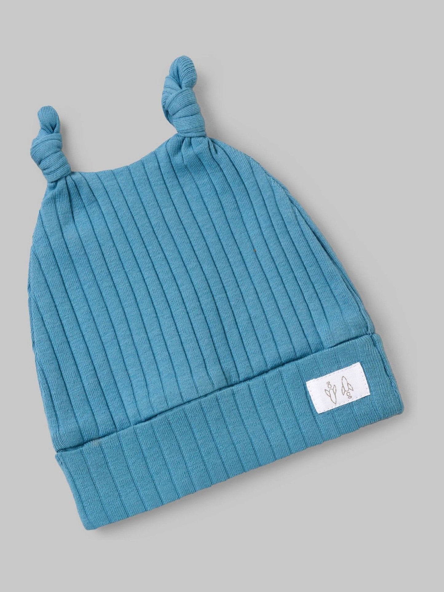 Angel & Rocket Blue Babygrow with Hat Set image 4