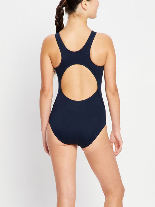 Dsiney Kidz - ModiBodi Blue Heavy Flow Period Teen Swimwear Performance Racerback Super One Piece image 2