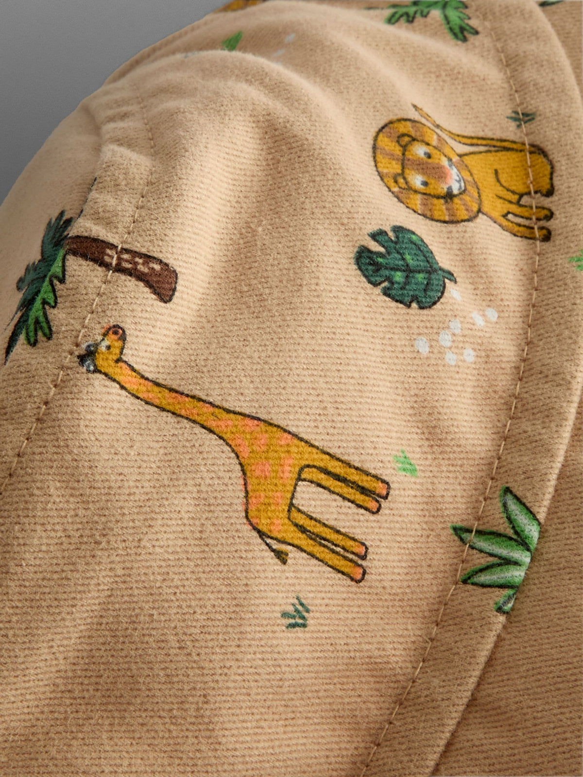 JoJo Maman Bébé Ecru Safari Bucket Hat image 4