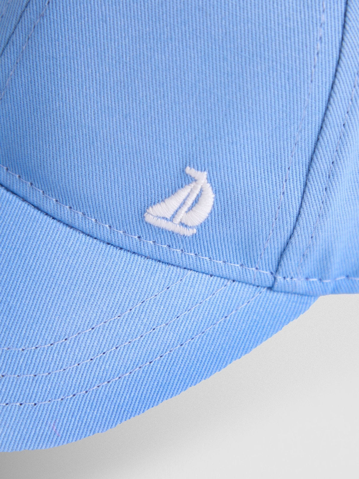 JoJo Maman Bébé Plain Blue Cap image 4