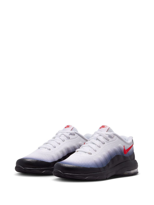 Nike White/Black Orange Junior Air Max Invigor Trainers image 2