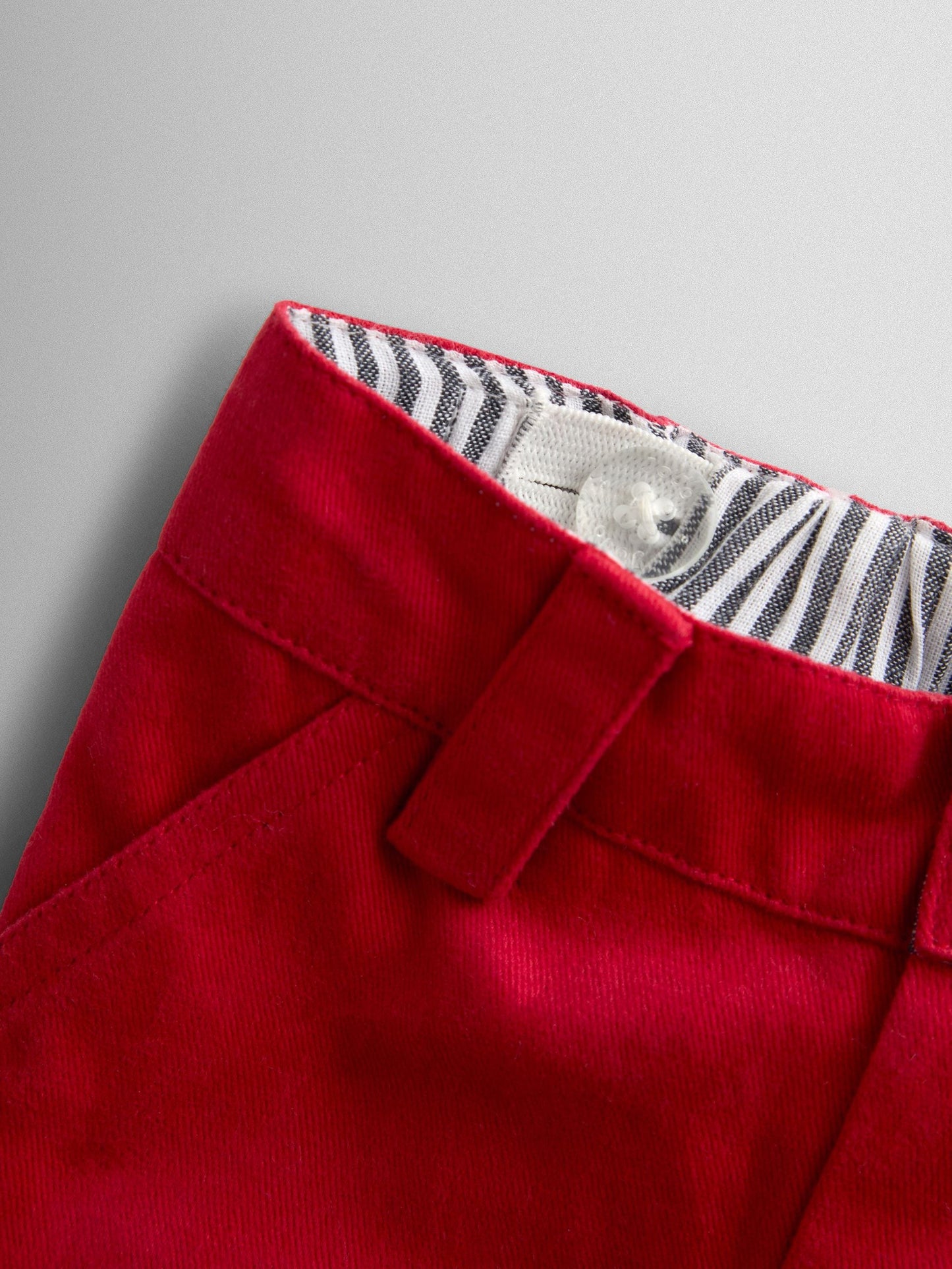 JoJo Maman Bébé Red Twill Chino Shorts image 4