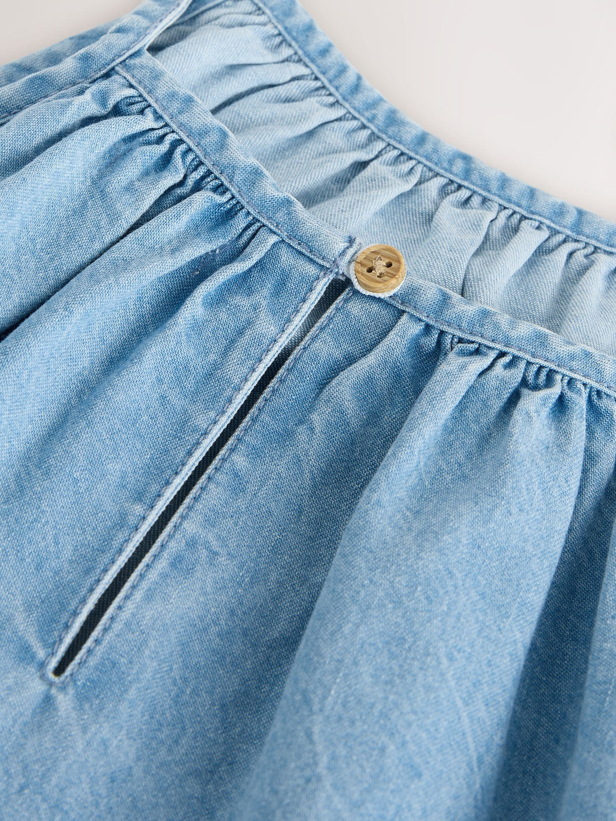 Dsiney Kidz - Blue Denim Angel Sleeve Dress (3-16yrs) image 8