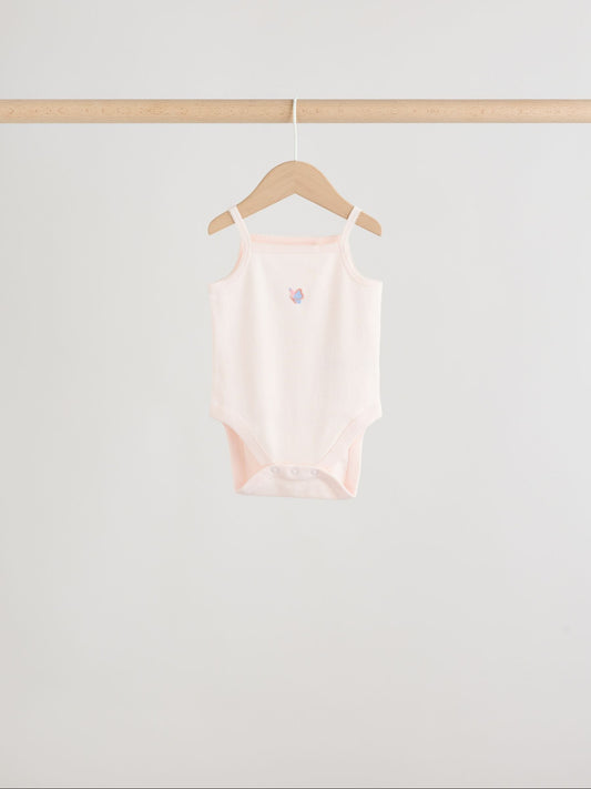 Dsiney Kidz - Pink Vest Baby Bodysuits 5 Pack image 2