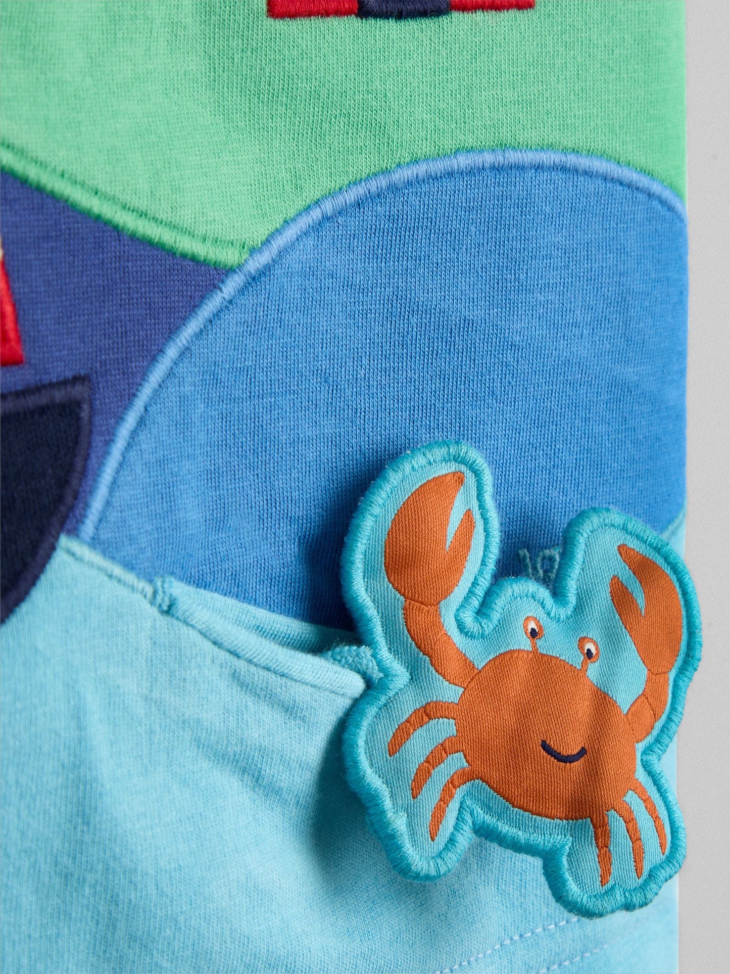 Dsiney Kidz - JoJo Maman Bébé Blue Lighthouse Scene Appliqué T-Shirt image 3