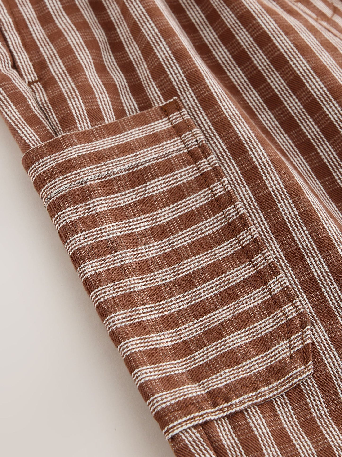 Rust Brown Print Side Pocket Wide Trousers (3mths-7yrs) image 5
