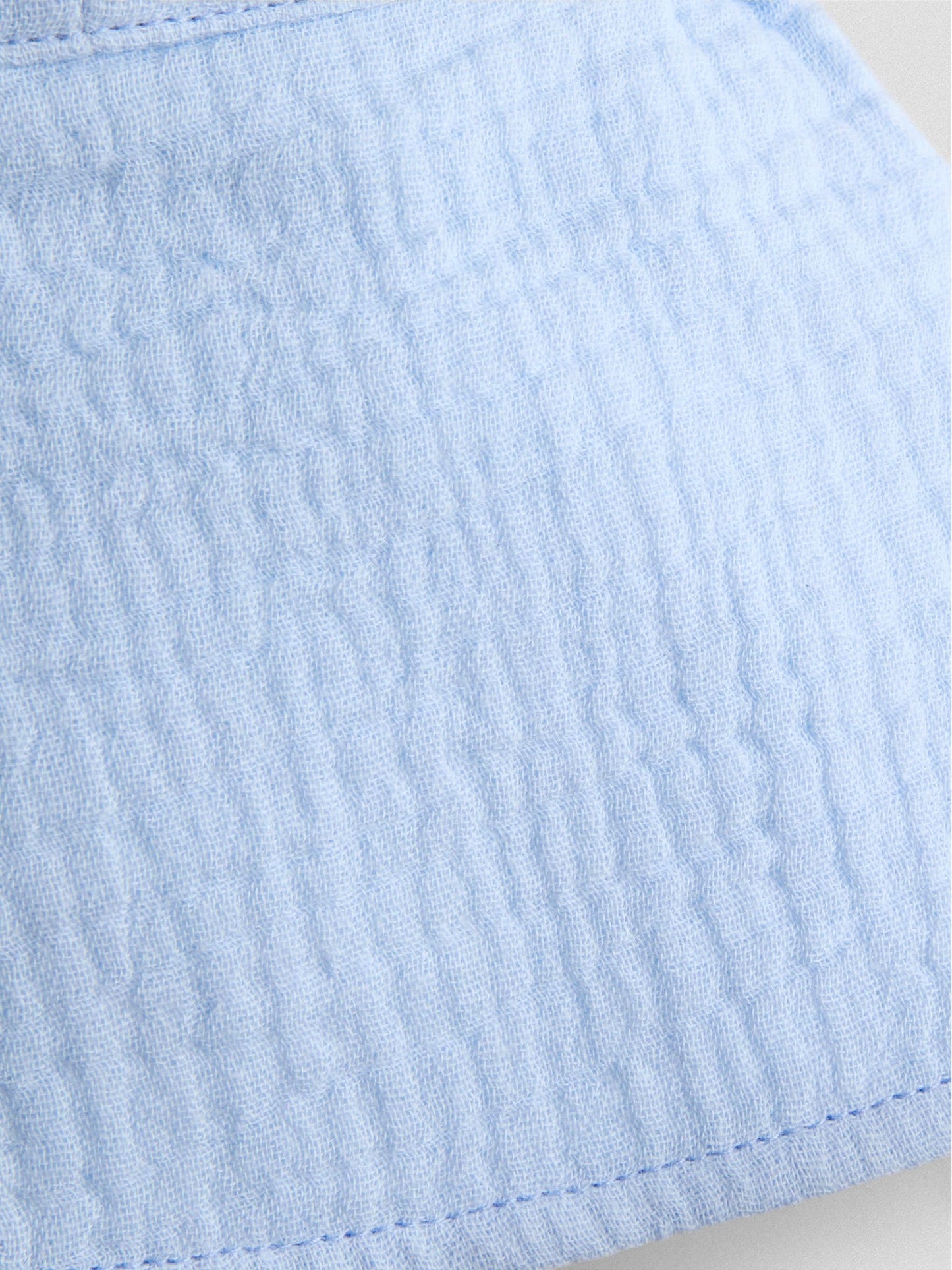 JoJo Maman Bébé Blue Cheesecloth Legionnaire Cap image 4