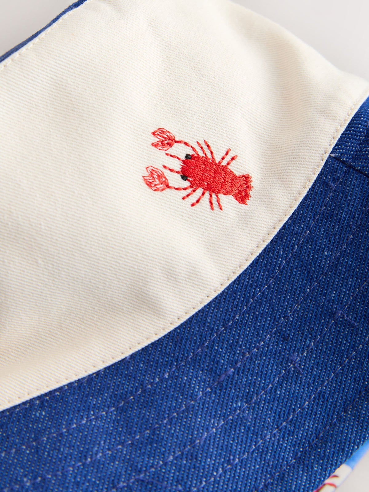 Red/White/Blue Lobster Reversible Bucket Hat (3mths-16yrs) image 5