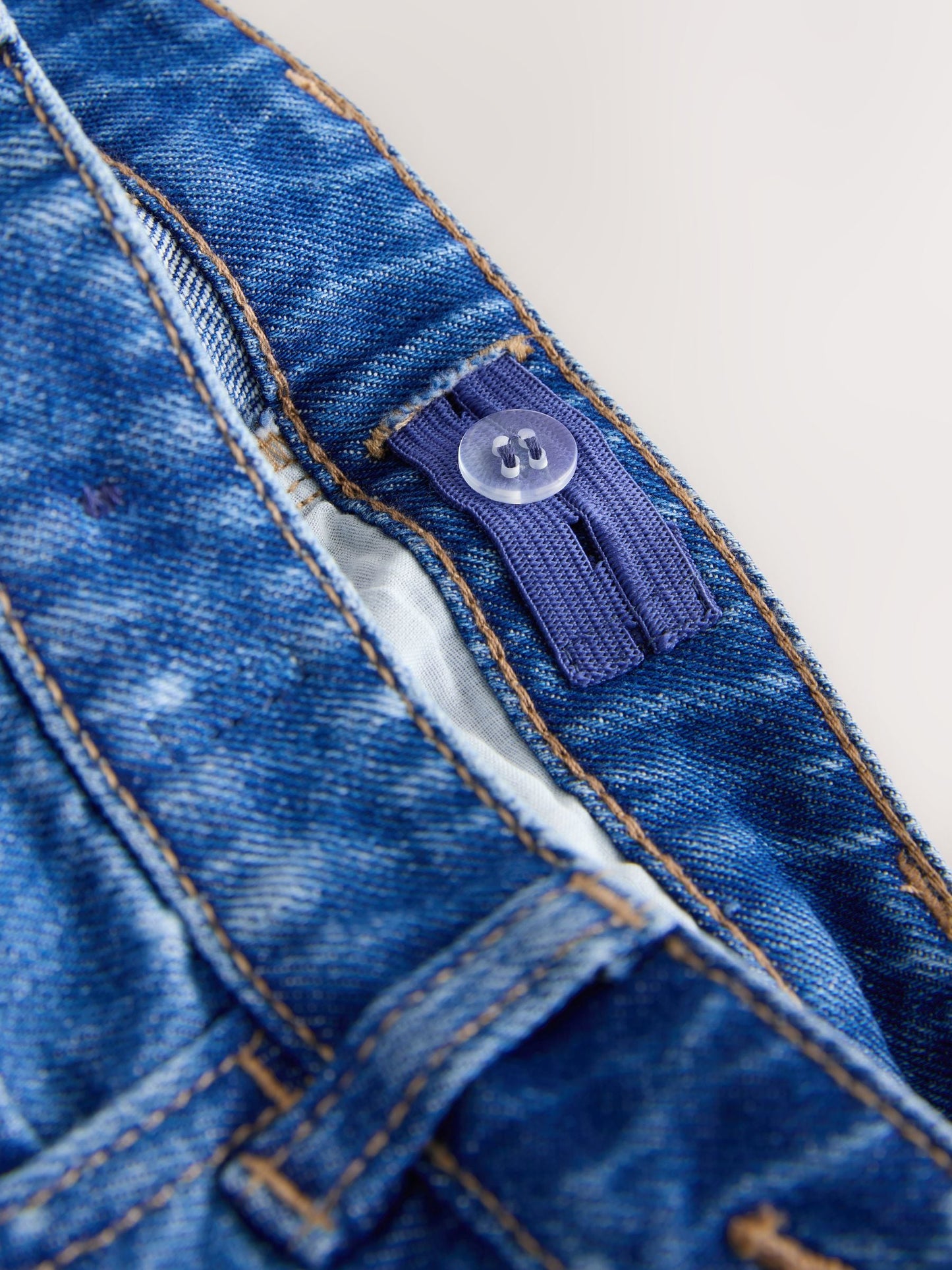 Dsiney Kidz - Mid Blue Spot Wide Leg Jeans (3-16yrs) image 9