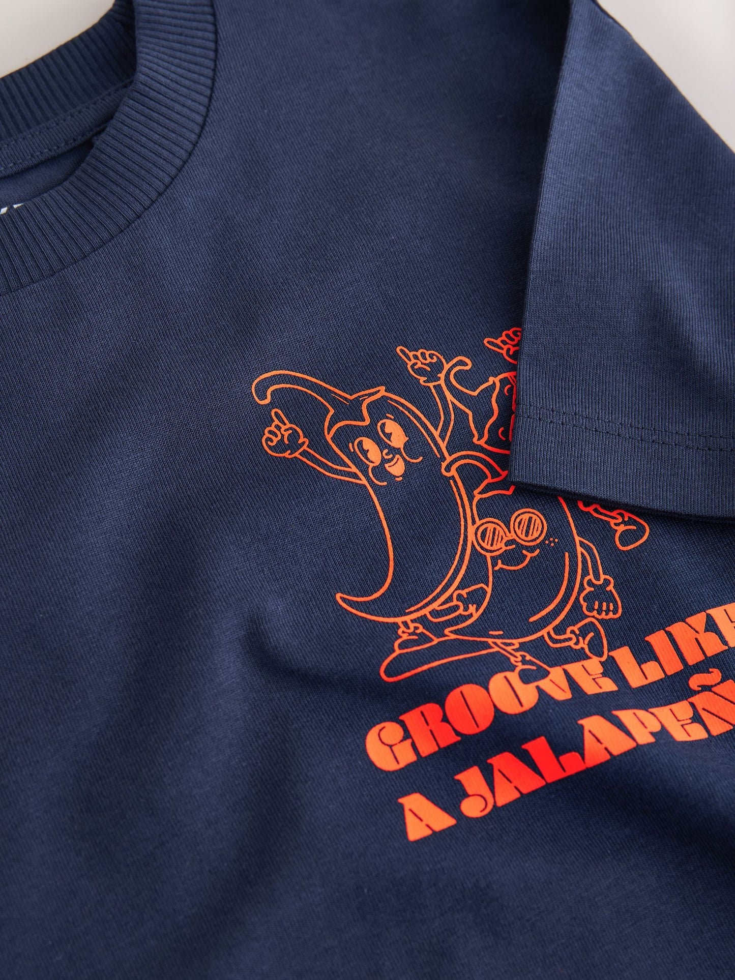 Dsiney Kidz - Orange Dancing Chillies Short Sleeve Back Print T-Shirt (3mths-7yrs) image 8