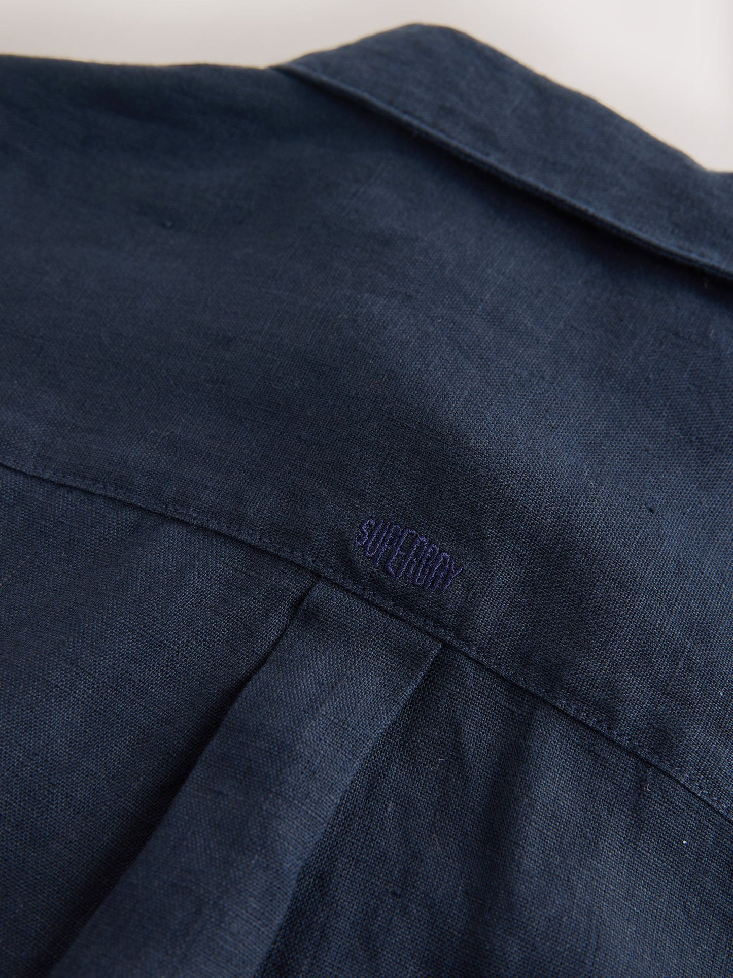 Dsiney Kidz - Superdry Navy Linen Shirt image 9
