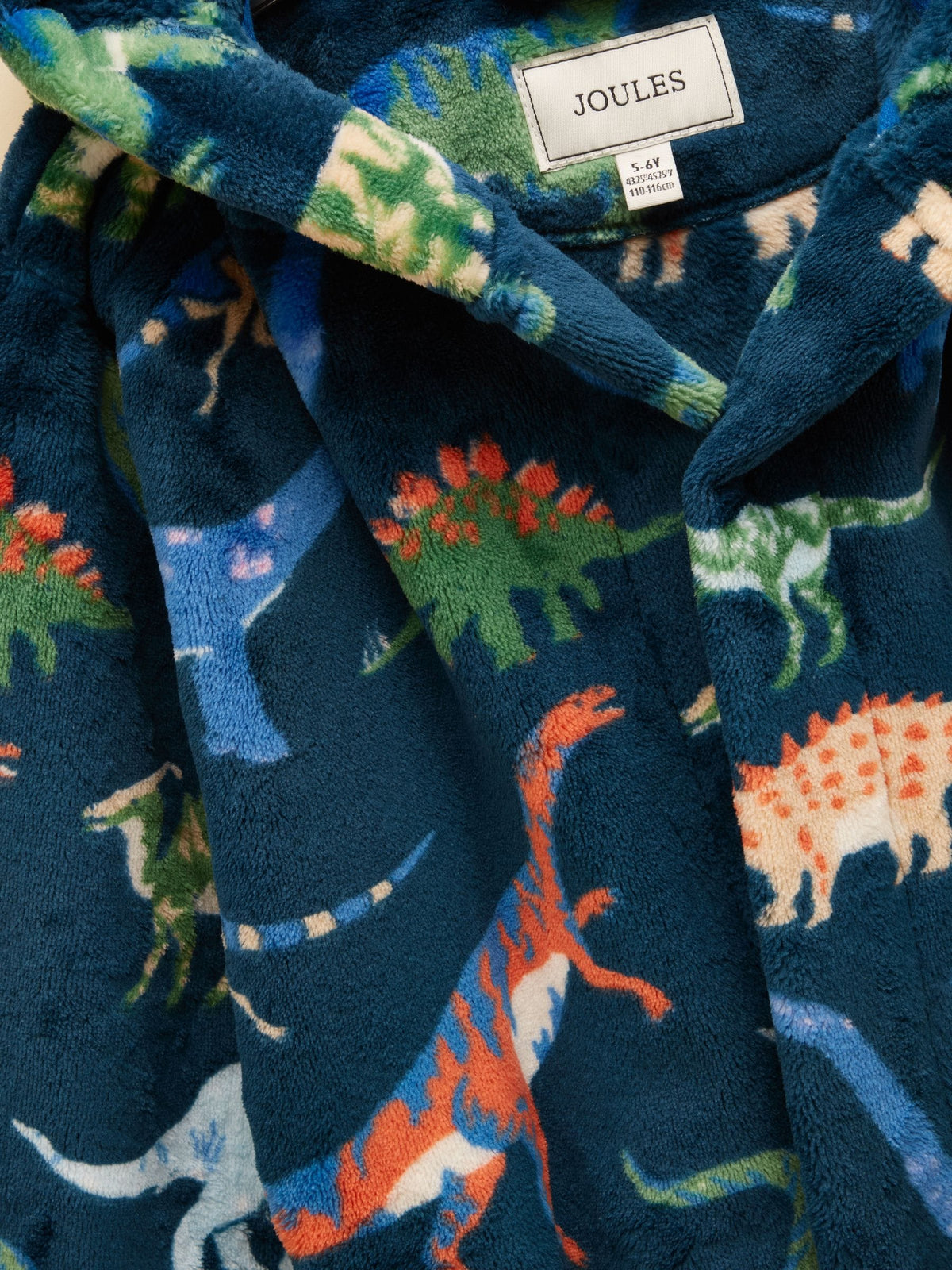 Dsiney Kidz - Joules Boys' Snug Navy Dino Dressing Gown image 5