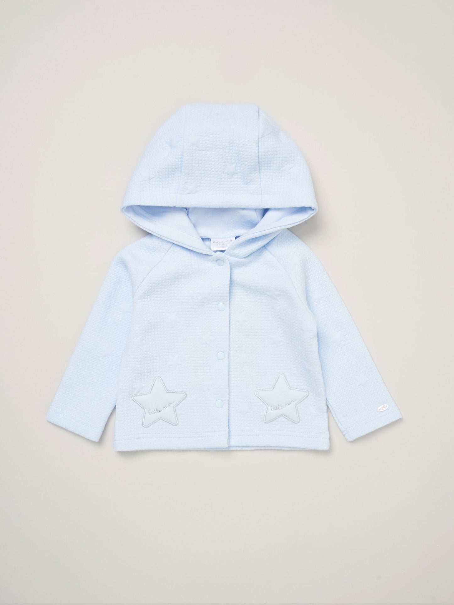 Rock-A-Bye Baby Boutique Blue Quilted Jacket And Trousers Set image 3