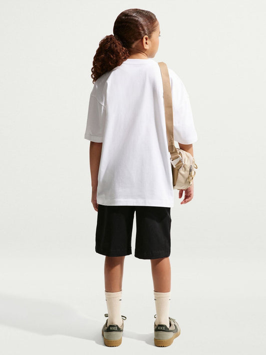 Dsiney Kidz - Nike White Oversized Futura T-Shirt image 2