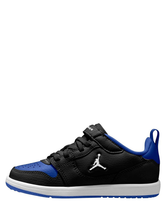 Jordan Blue/Brown Junior Access Court Low Trainers image 2