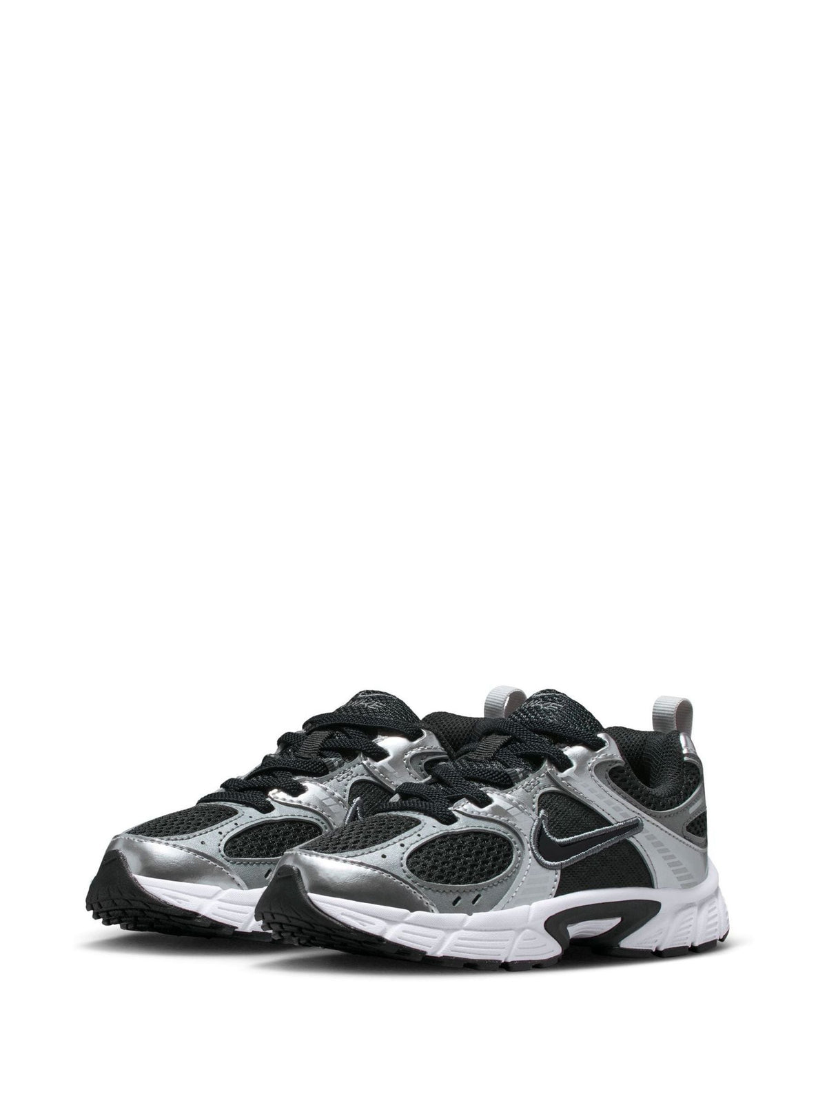 Nike Black Silver Junior V5 Runner Trainers - image 12