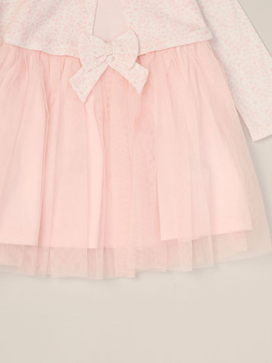 Dsiney Kidz - Miss Pink Mock Cardigan Dress For Baby image 2