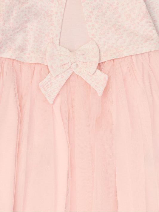 Dsiney Kidz - Miss Light Pink Mock Cardigan Dress For Baby image 2