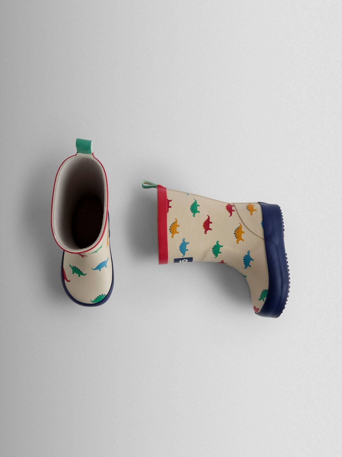 JoJo Maman Bébé Stone Dino Print Wellies image 5