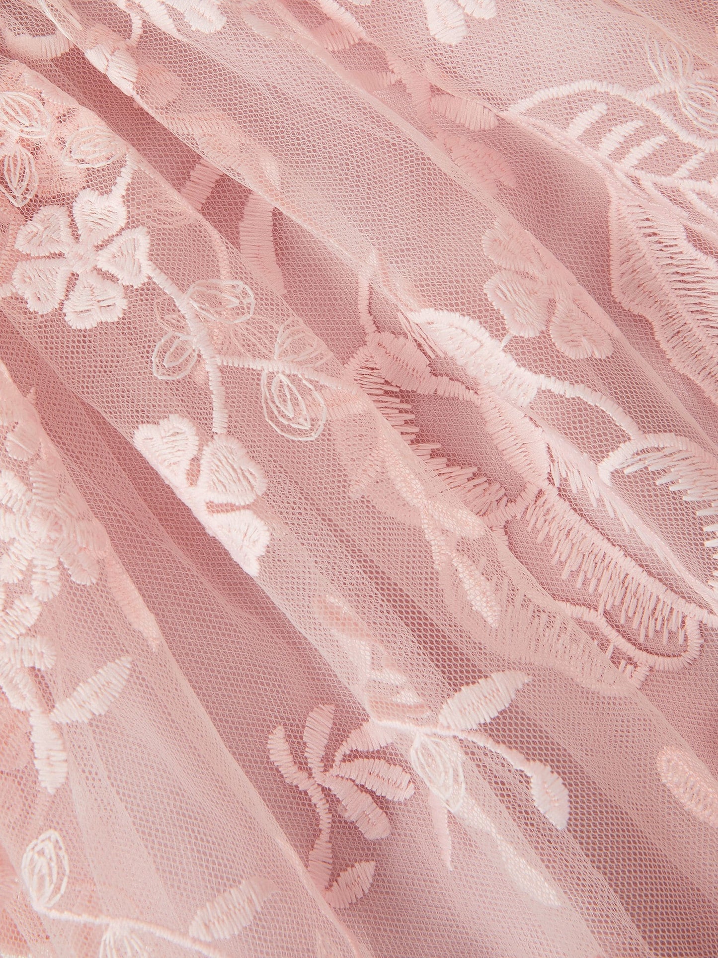 Monsoon Pink Montecarlo Floral Embroidered Party Dress image 4