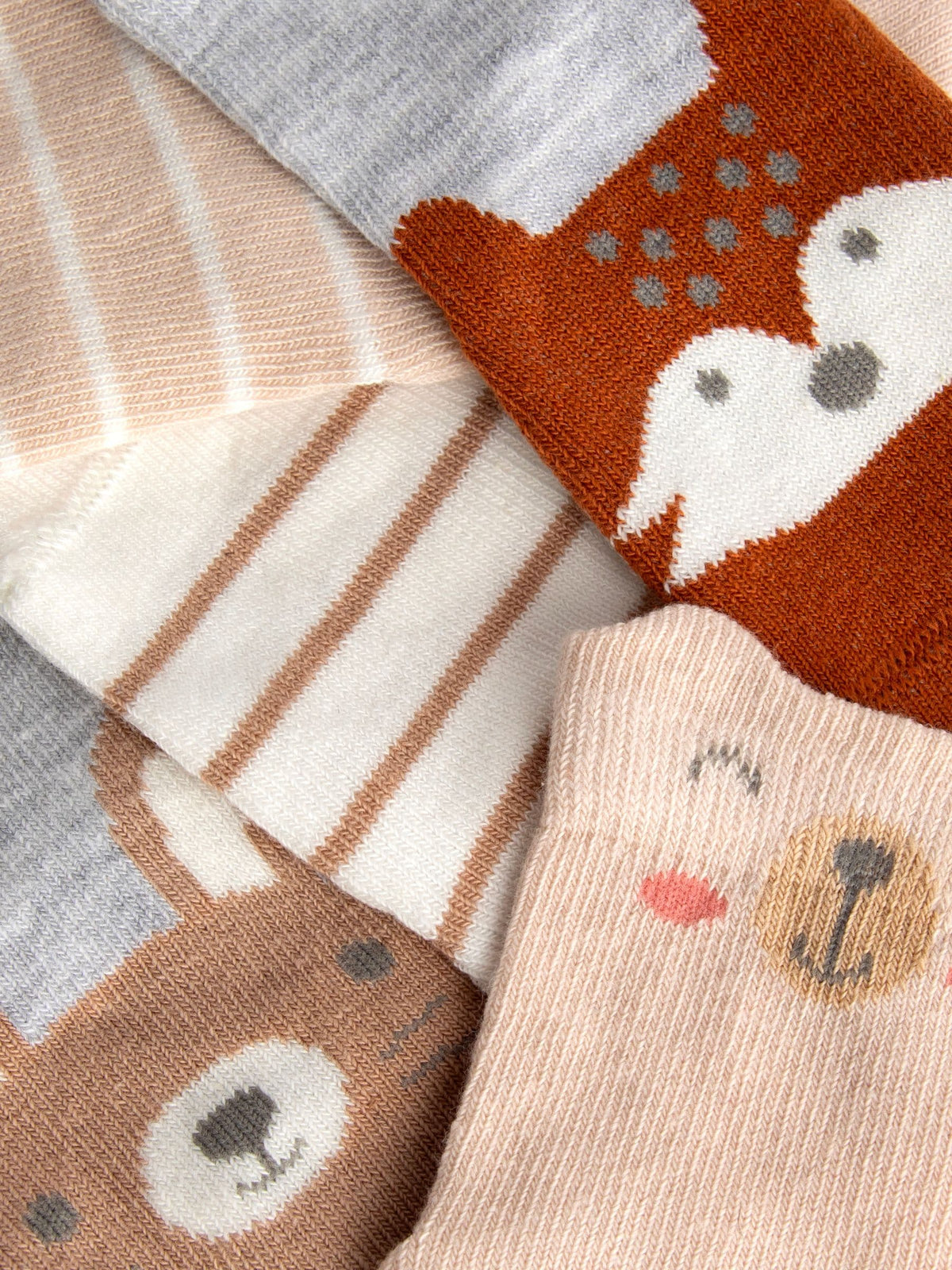 JoJo Maman Bébé Brown Animal Socks - image 4