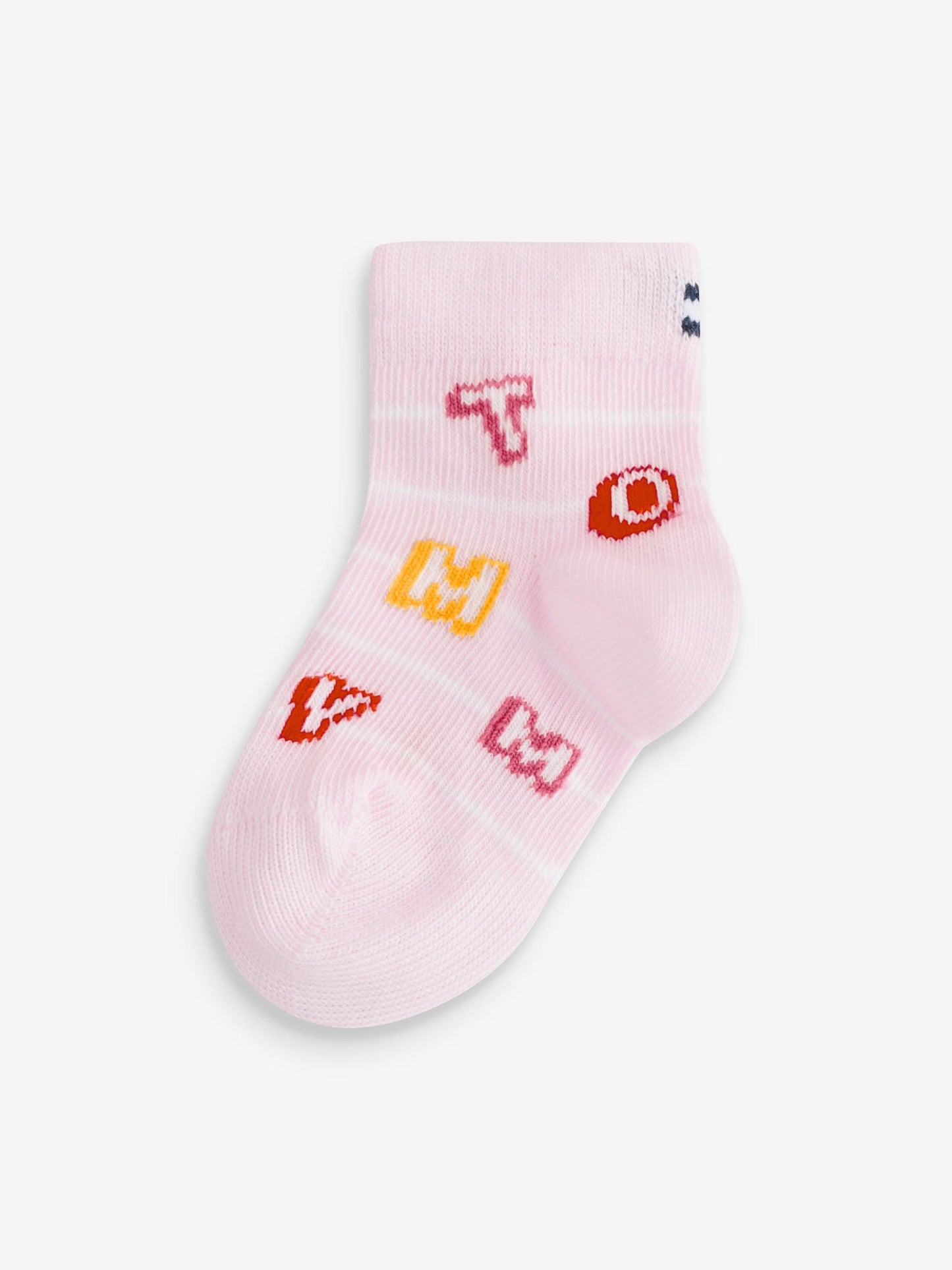 Tommy Hilfiger Pink Flag Socks 4 Pack image 3