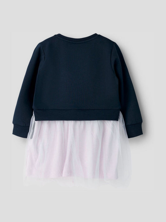 Dsiney Kidz - Name It Navy/Lilac Sweat Tulle Party Dress image 2