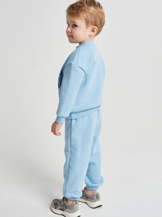 Dsiney Kidz - Brand Threads Blue Thomas & Friends Joggers Set image 2