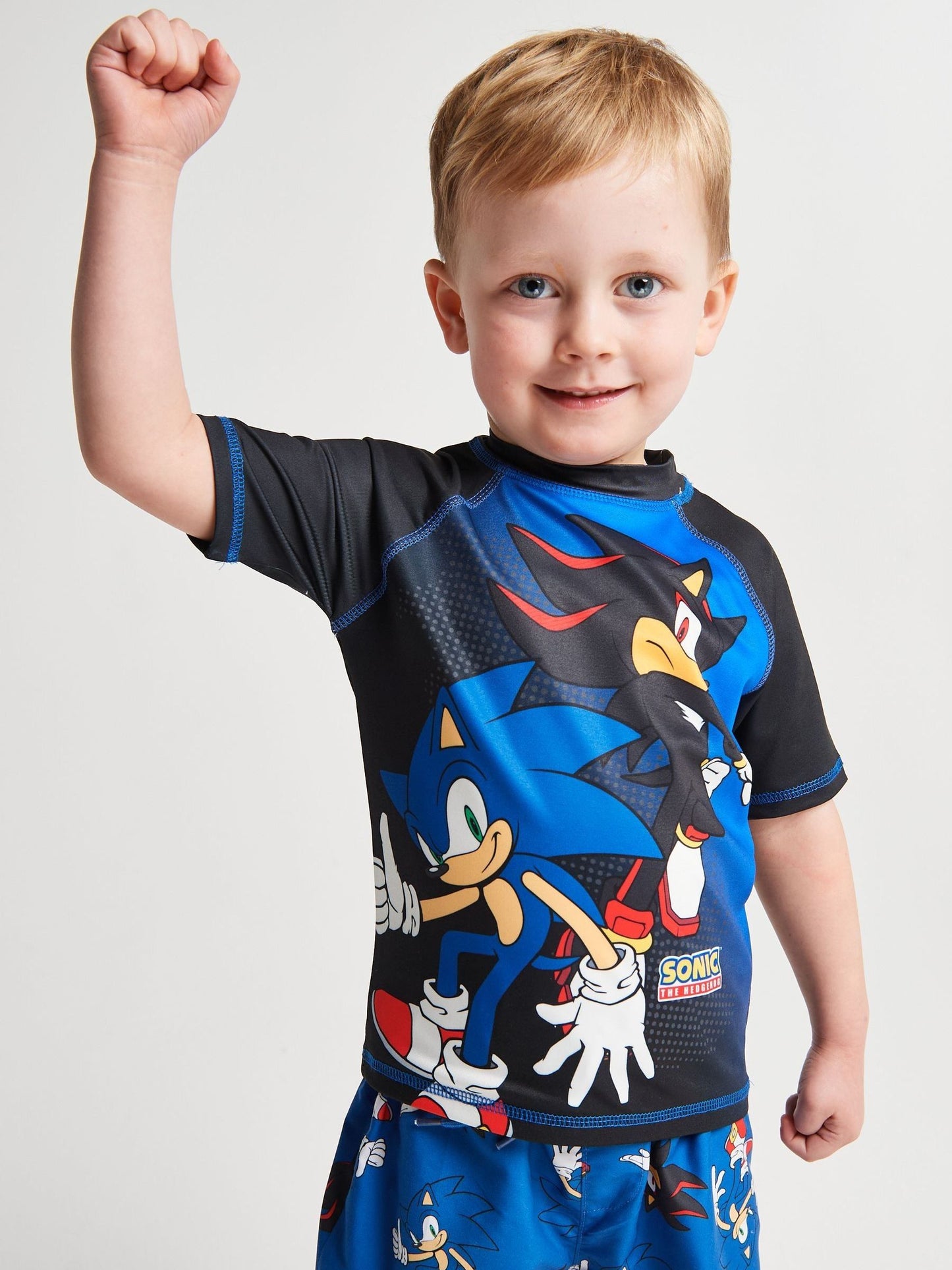 Brand Threads Blue Sonic VS Shadow Sunsafesuit image 4
