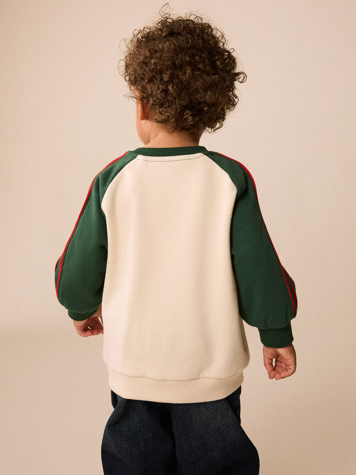 Dsiney Kidz - Green/White Printed Crew Neck Sweat Top (3mths-7yrs) image 3