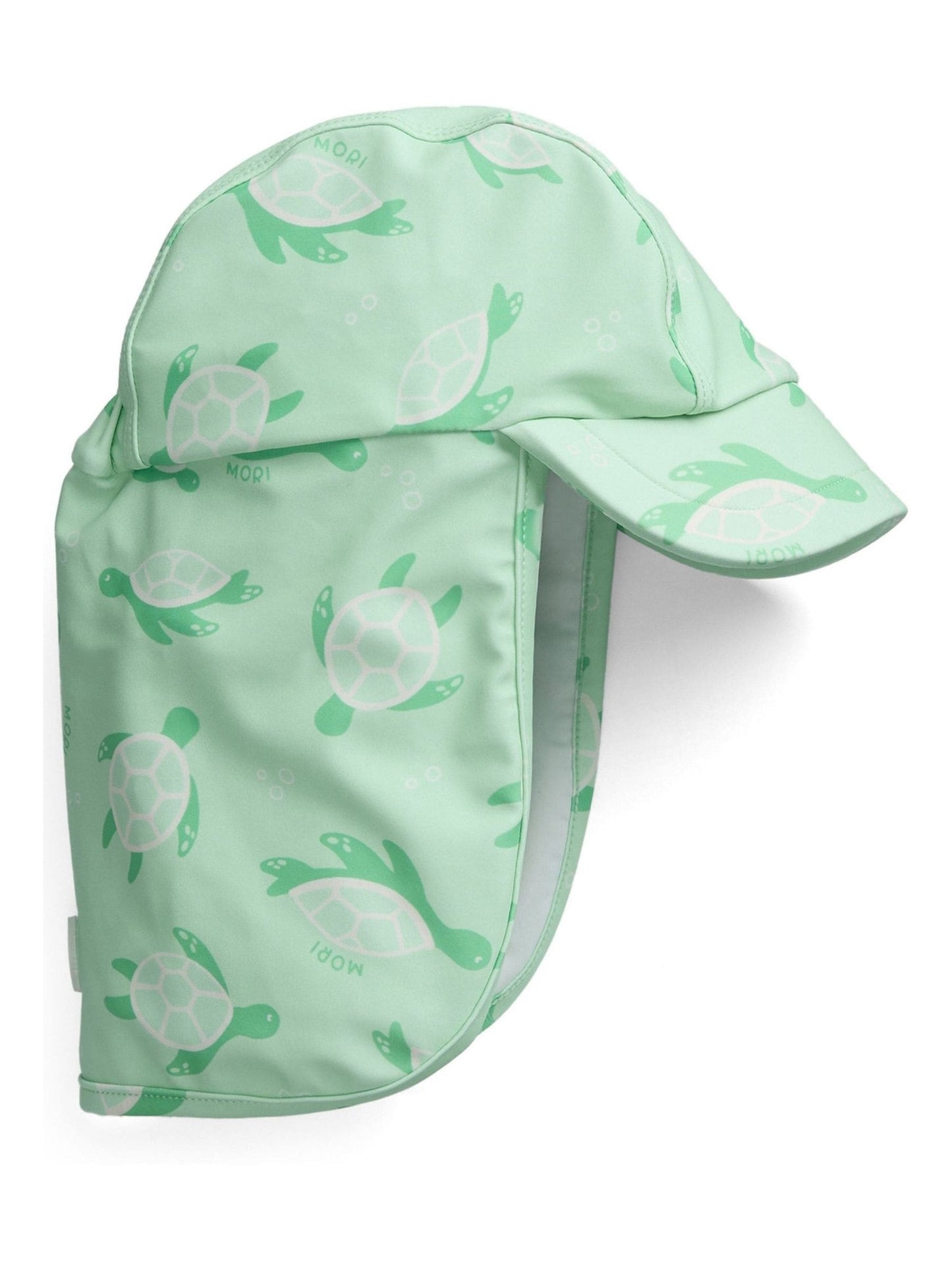 MORI Green Sun & Swim Hat with Neck Protection image 3