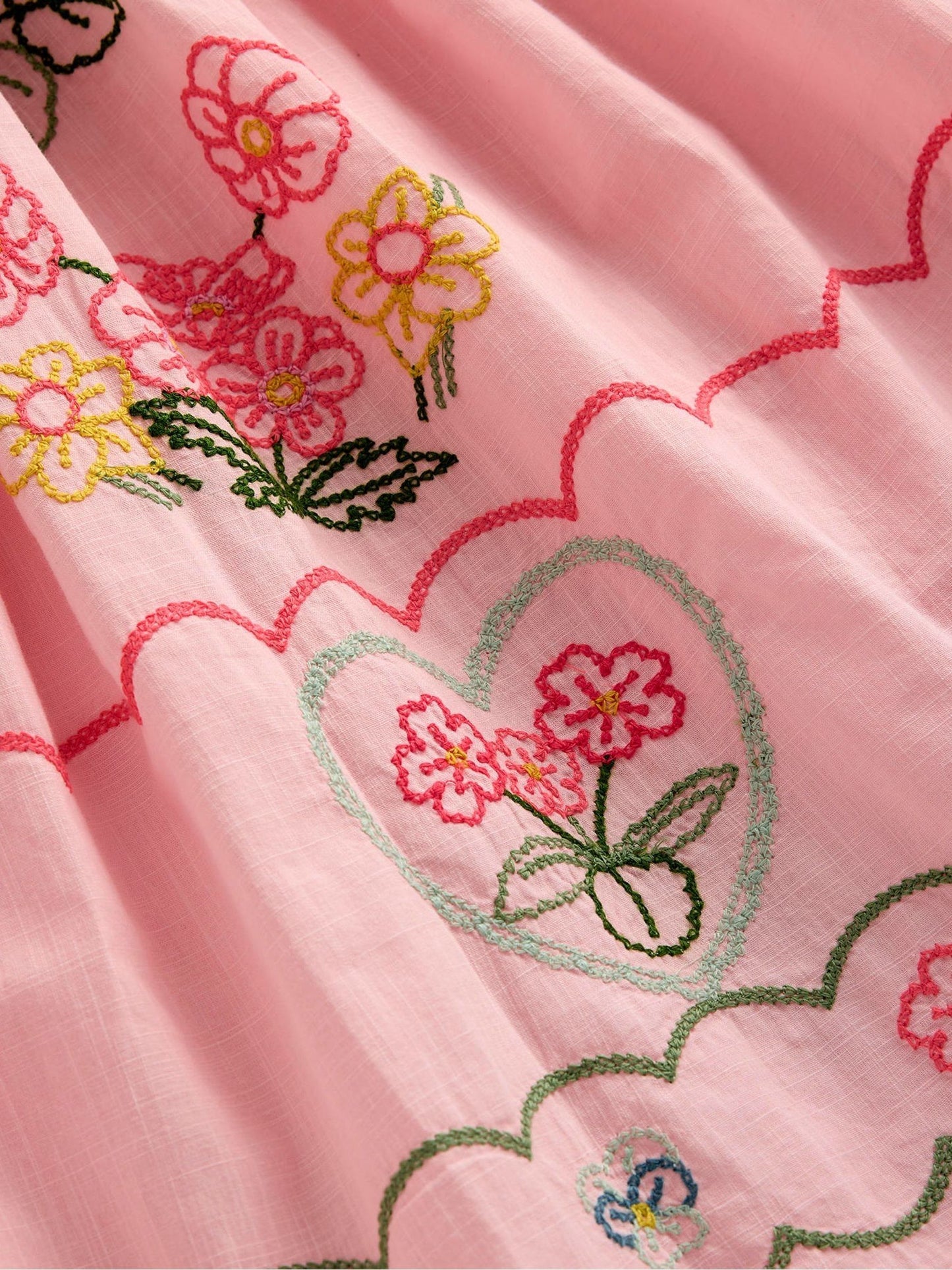 Boden Pink Bow Back Midi Dress image 5