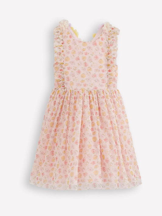 Boden Pink Flutter Strap Back Dress image 2