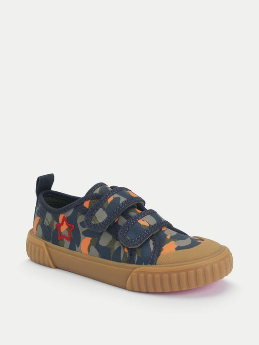 Start-Rite Green Tide Double Bar Kids Washable Canvas Shoes image 2