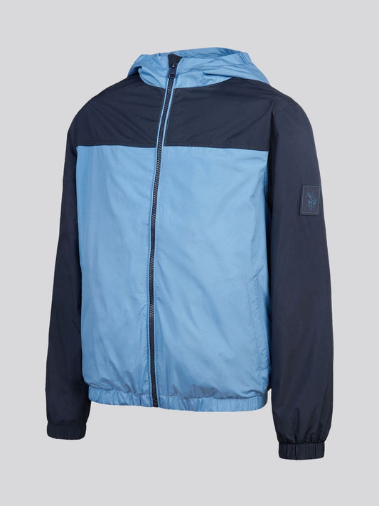 Dsiney Kidz - U.S. Polo Assn. Blue Contrast Panelled Windbreaker Jacket image 2