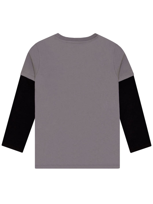 Character Grey Sonic The Hedgehog Long Sleeve T-Shirt image 2