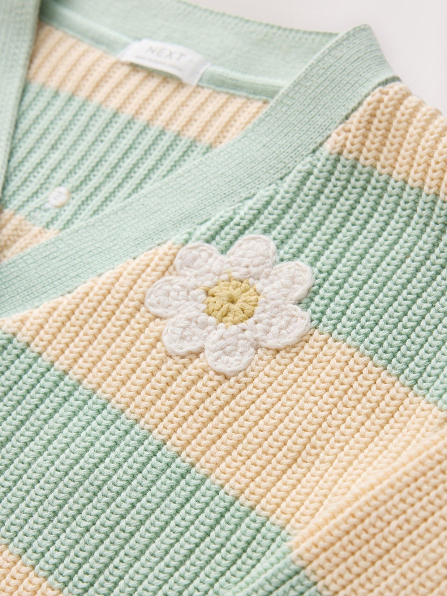 Dsiney Kidz - Blue and Ecru Daisy Days V-Neck Cardigan (3mths-7yrs) image 8