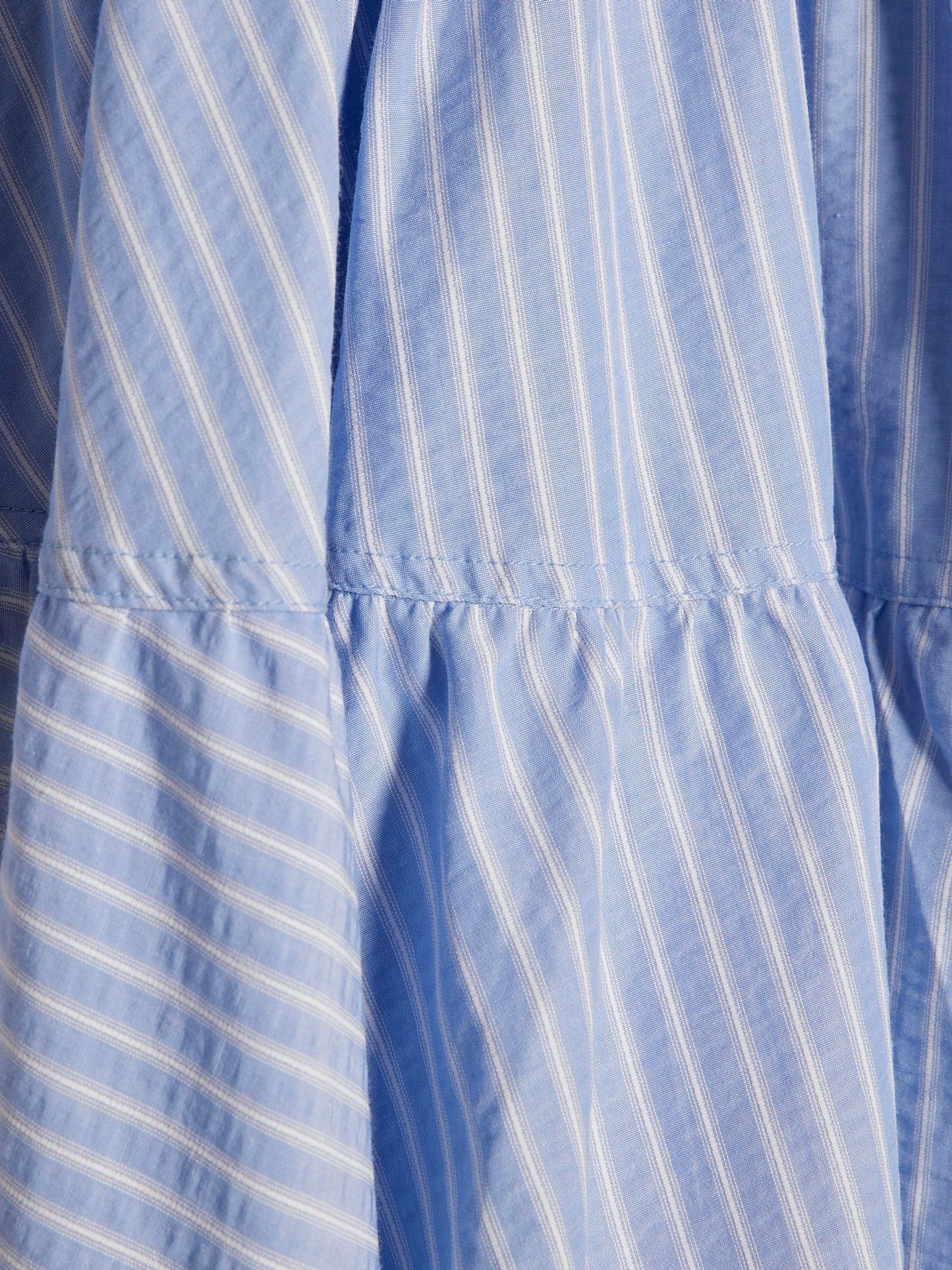 River Island Blue Stripe Hybrid Shirt Dress image 5