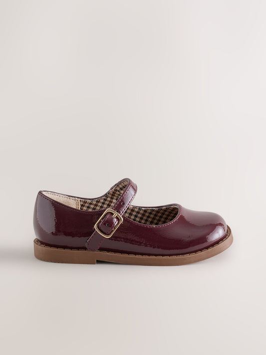 Dsiney Kidz - Burgundy Red Square Toe Mary Jane Shoes image 2