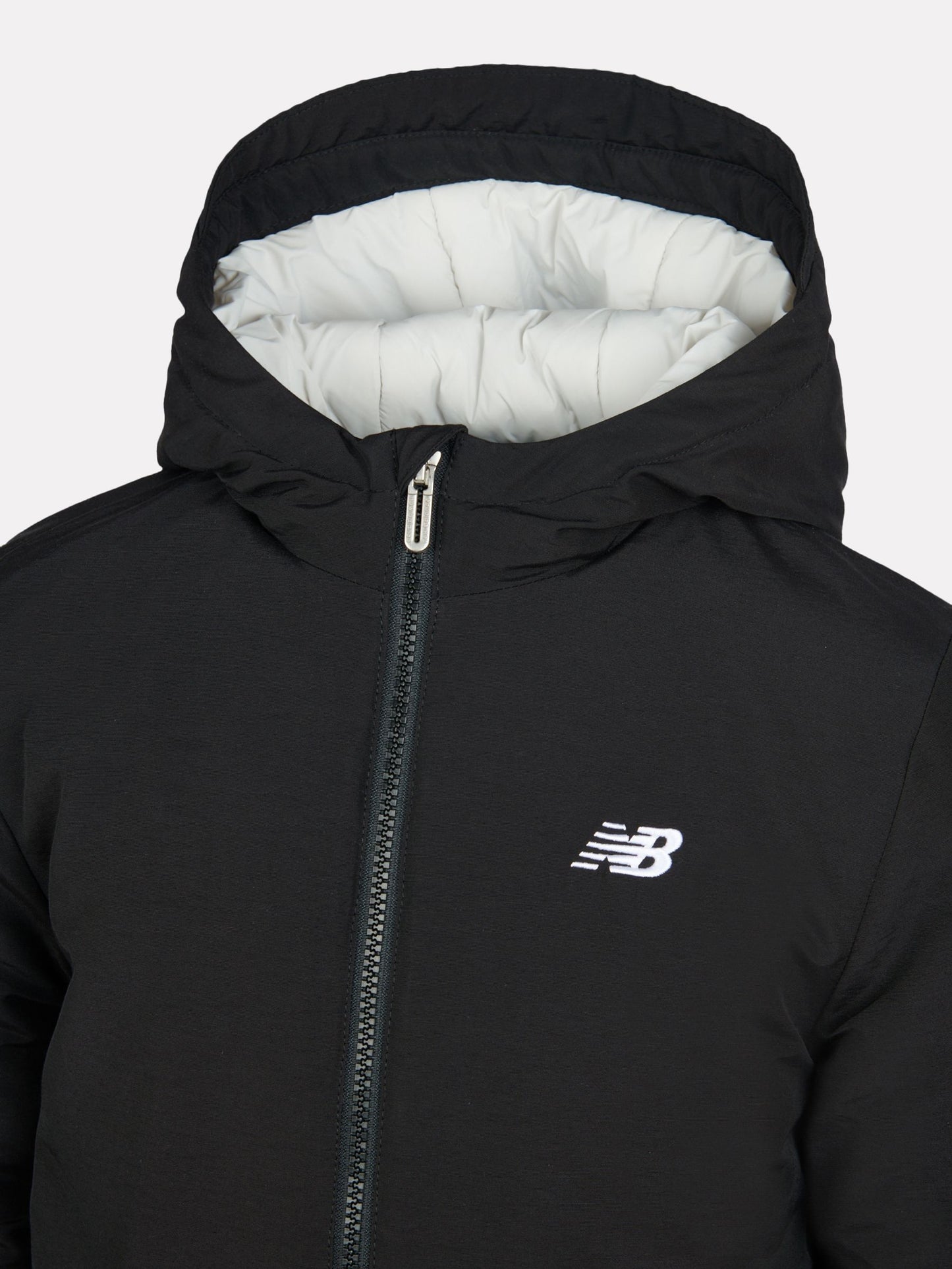 Dsiney Kidz - New Balance Black Lifestyle Contrast Puffer Hoodie image 4