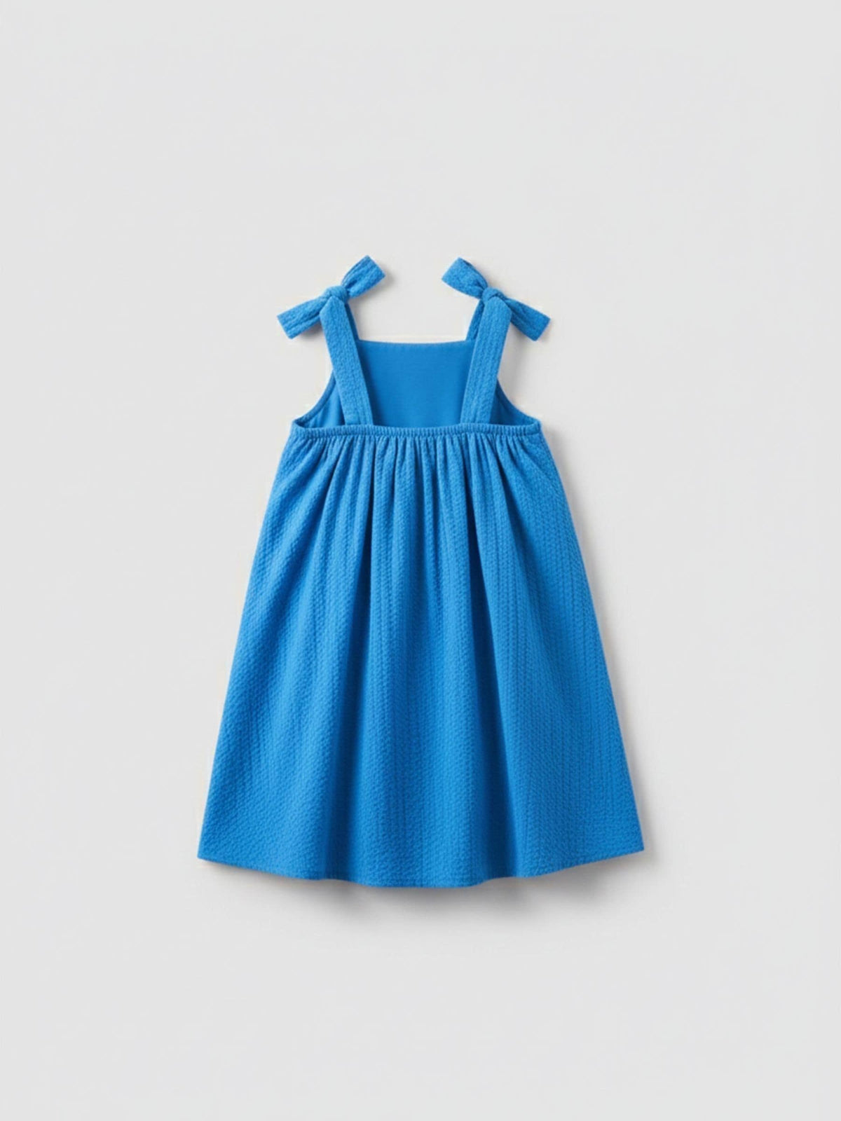 Dsiney Kidz - Angel & Rocket Blue Matilda Scalloped Bow Dress image 6