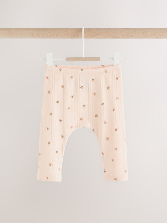 Dsiney Kidz - Mink Brown Ditsy Baby Leggings 5 Pack (0mths-2yrs) image 2