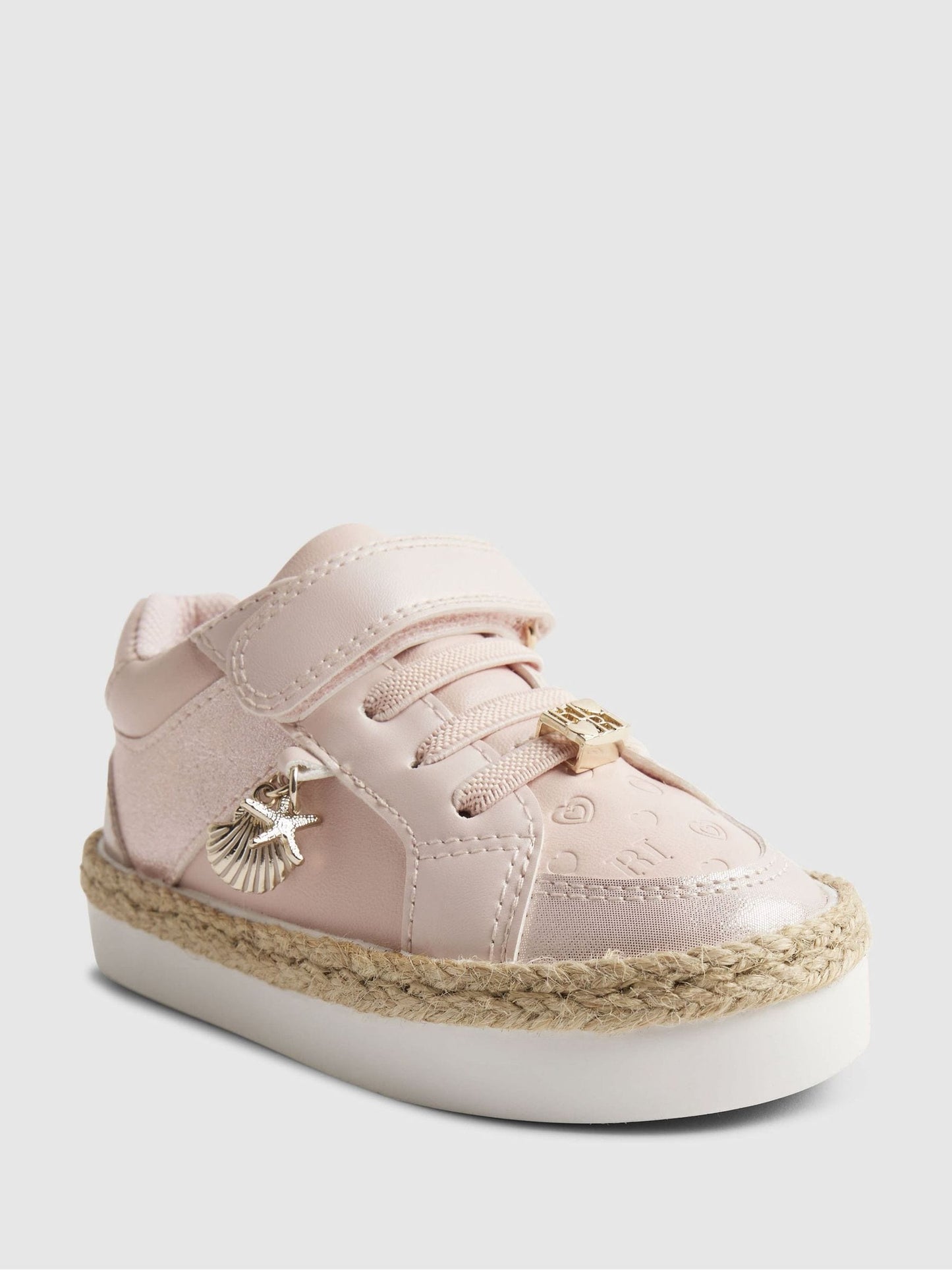 River Island Pink Shell Trainers image 5