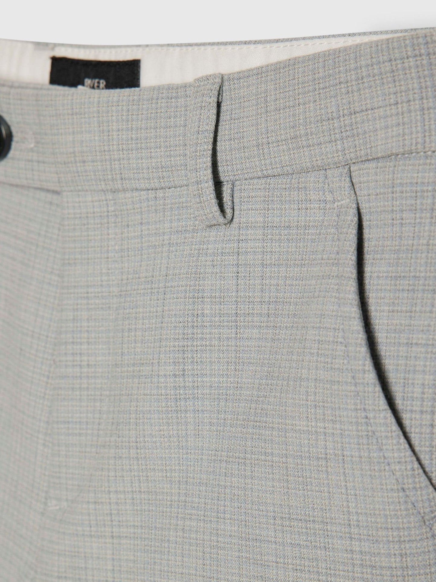 River Island Grey Tailored Suit Shorts image 4
