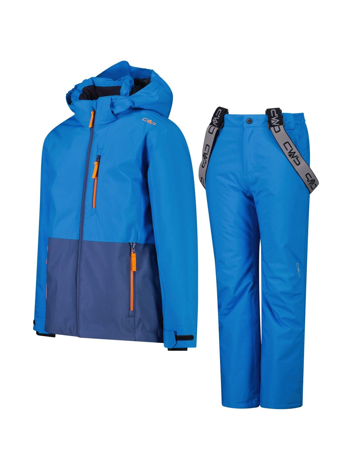 CMP Blue Colourblock Waterproof Ski Jacket And Trousers Set - image 3