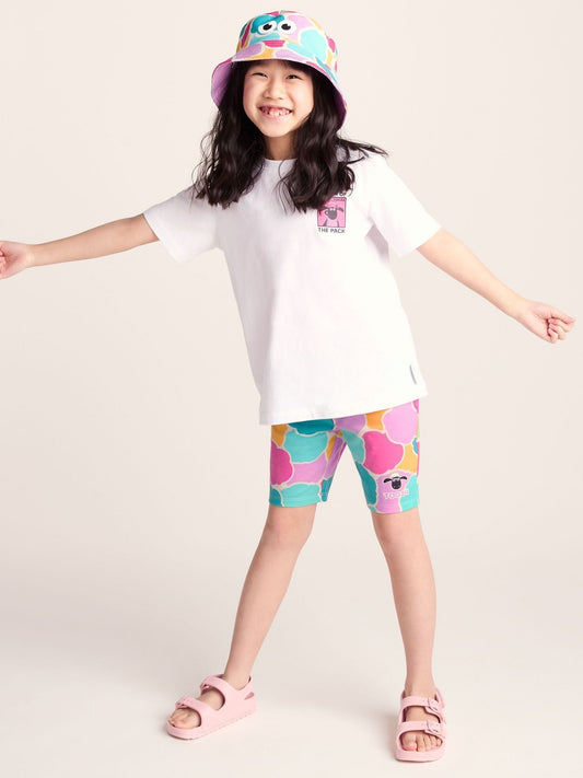 Tog 24 Pink Altay Kids Shaun the Sheep Cycling Shorts image 2